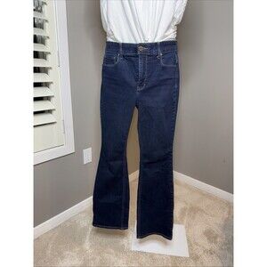whbm skinny flare jeans 4S Dark Wash White House Black Market
